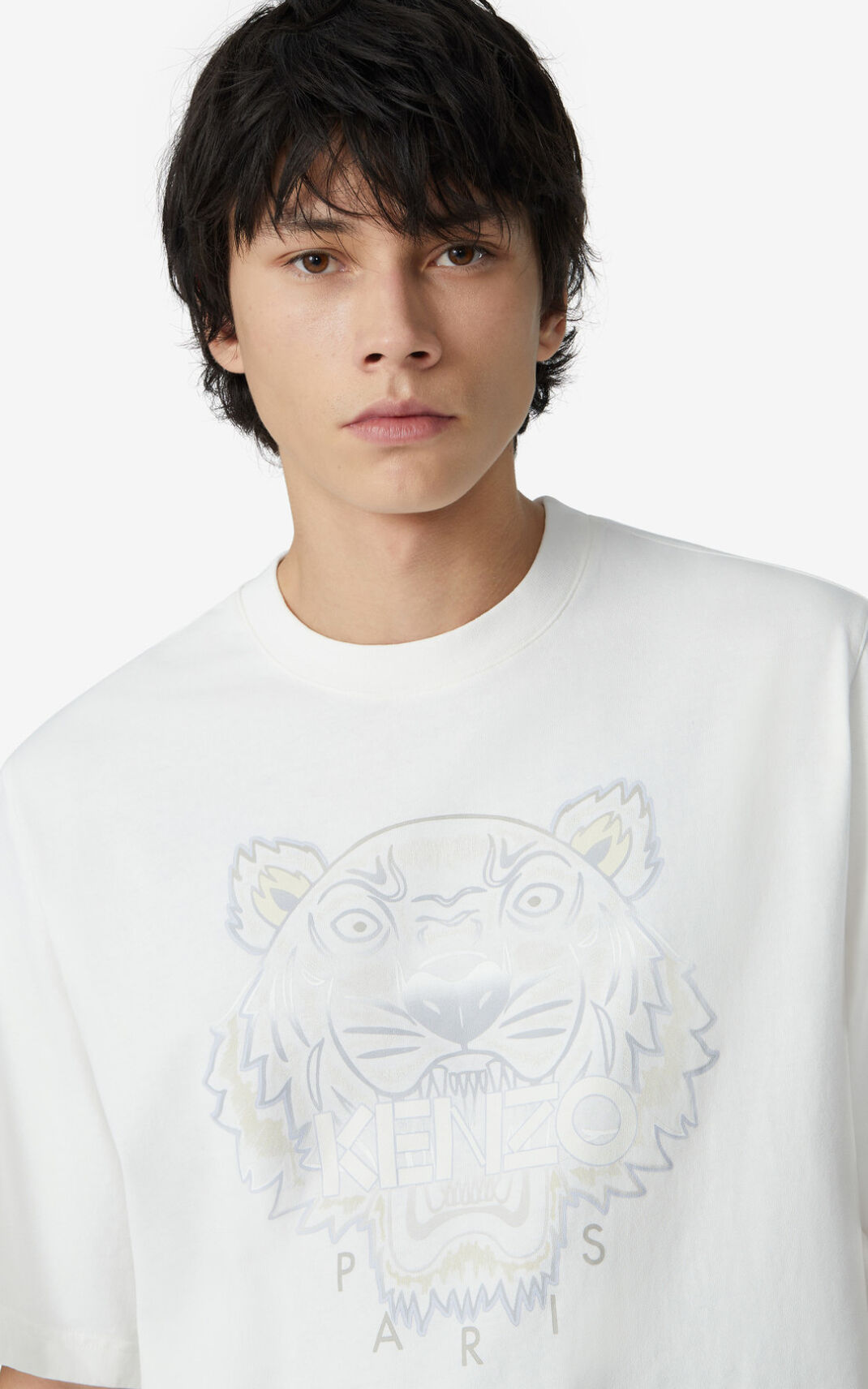 Kenzo Gradient Tiger T Shirt Herr | 52478-AMLD